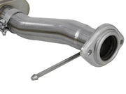 aFe Rebel Series 3in. to 2.5in. 409 SS C/B Exhaust 11-14 Ford F-150 V6-3.5L (tt) - Polished Tip aFe Catback