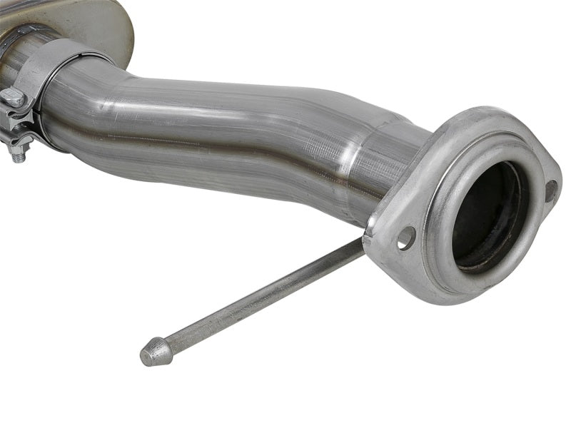 aFe Rebel Series 3in. to 2.5in. 409 SS C/B Exhaust 11-14 Ford F-150 V6-3.5L (tt) - Polished Tip aFe Catback