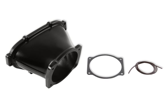 Billet Aluminum LS Front-Feed Lo-Ram 105 mm Throttle Body Adapter 300-630BK HOLLEY EFI Autoparts