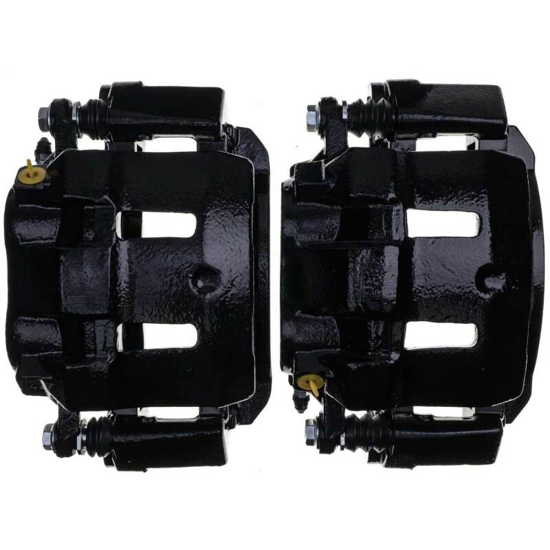 Power Stop 00-05 Ford Excursion Front Black Caliper - Pair w/Bracket PowerStop Brake Calipers - Perf