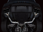 AWE 2024 Ford Mustang GT Fastback S650 RWD Track Edition Cat-Back Exhaust w/ Quad Diamond Black Tips AWE Tuning Catback