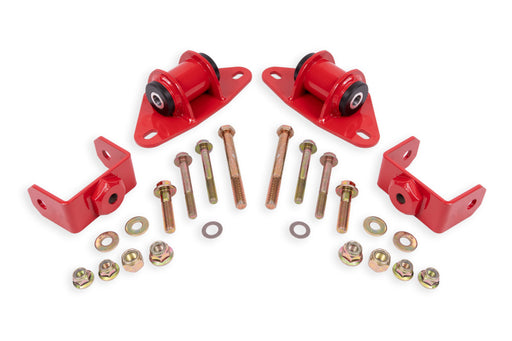 BMR 14-19 Chevrolet Corvette Motor Mount Kit - Red BMR Suspension Engine Mounts