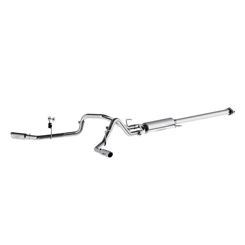 MBRP 2015 Ford F-150 2.7L / 3.5L EcoBoost 2.5in Cat Back Dual Side Split Alum Exhaust System MBRP Catback