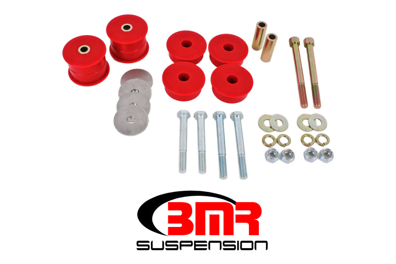 BMR 15-17 S550 Mustang Differential Bushing Kit (Polyurethane) - Red BMR Suspension Differential Bushings