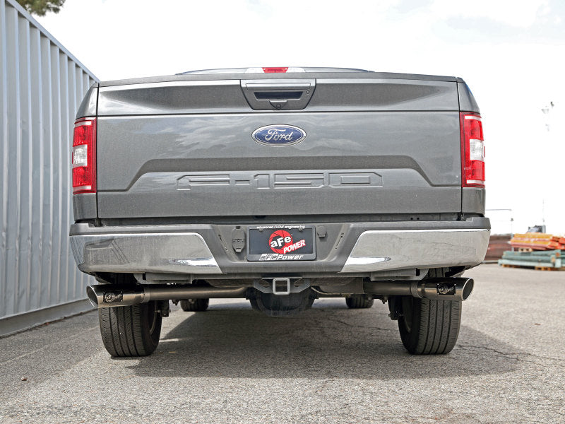 aFe Gemini XV 3in 304 SS Cat-Back Exhaust 15-20 Ford F-150 V6 2.7L/3.5 w/ Polished Tips aFe Catback