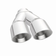 MagnaFlow Double Wall 3in Dual Round Polished Tip 2.25in Inlet Magnaflow Catalytic Converter Universal