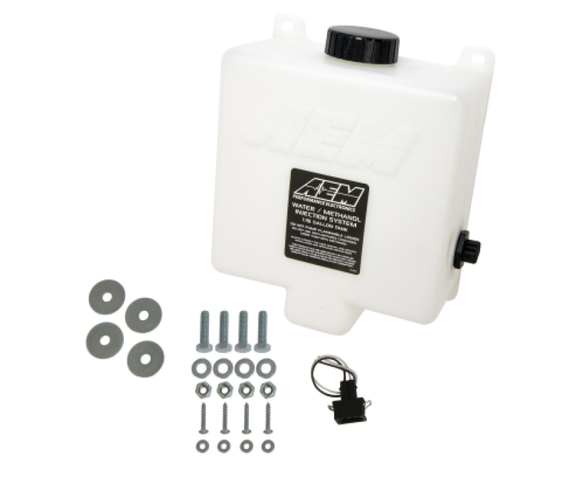 AEM V2 Water / Methanol 1.15 Gallon Methanol Injection Tank AEM Water Meth Components