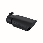 MBRP Universal Tip 4in OD 3in Inlet 10in Length Dual Wall Angled End Black MBRP Tips