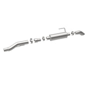 MagnaFlow Cat-Back, SS, 2.5/3in, Turn Down In Front Rear Tire 2015 Ford F150 5.0L V8 Ext Cab Magnaflow Catback