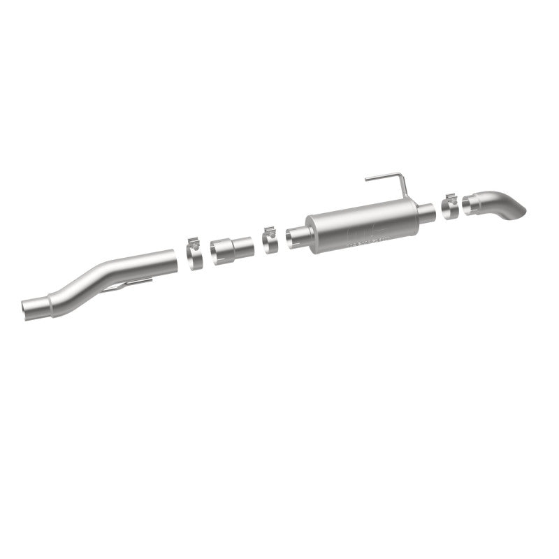 MagnaFlow Cat-Back, SS, 2.5/3in, Turn Down In Front Rear Tire 2015 Ford F150 5.0L V8 Ext Cab Magnaflow Catback