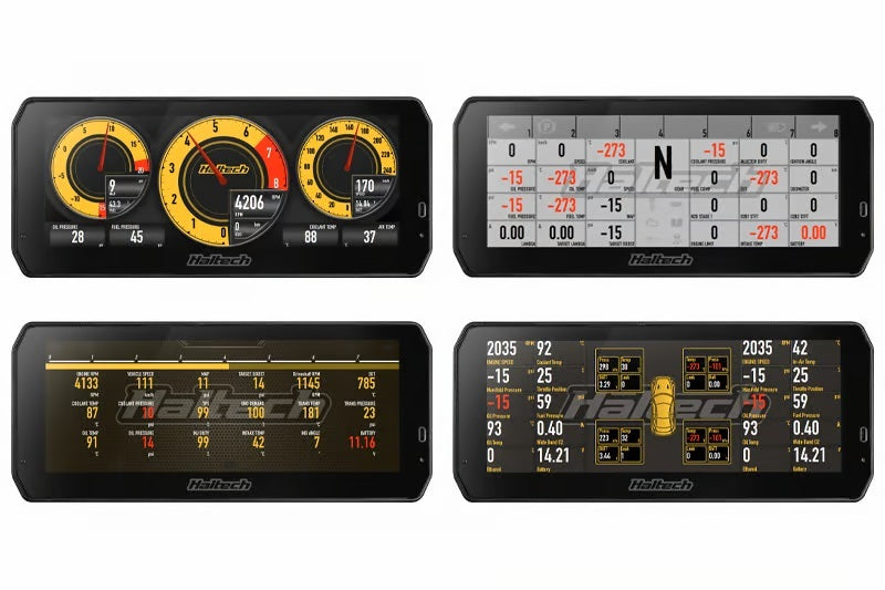 Haltech uC-10 10in Digital Dash Kit w/Cables & Accessories Haltech Gauges
