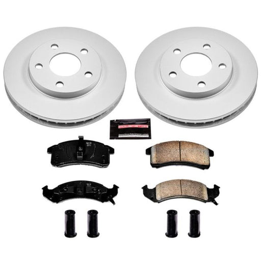Power Stop 92-93 Buick LeSabre Front Z17 Evolution Geomet Coated Brake Kit PowerStop Brake Kits - Performance Blank