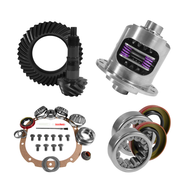 Yukon 8.8in Ford 4.88 Rear Ring & Pinion Install Kit 31 Spline Positraction 2.99in Axle Bearings Yukon Gear & Axle Differential Install Kits