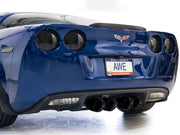 AWE Tuning C6 Chevrolet Corvette Z06/ZR1 Touring Edition Axle-Back Exhaust w/ Diamond Black Tips AWE Tuning Axle Back
