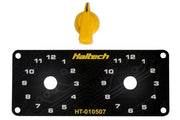 Haltech Dual Switch Panel w/Yellow Knob Haltech Switch Panels