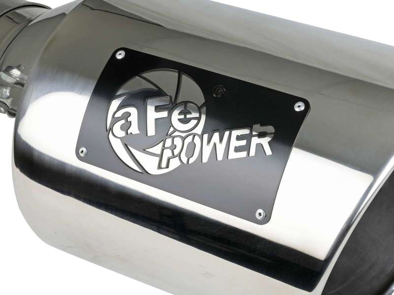 aFe Power Universal 5in Inlet 8in Outlet MACH Force-XP Clamp-On Exhaust Tip - Polished aFe Tips