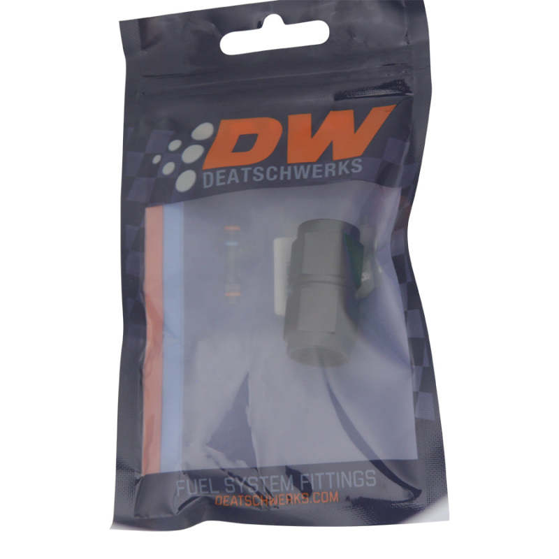 DeatschWerks 6AN Flare Female Swivel to 6AN Flare Female Swivel - Anodized Matte Black DeatschWerks Fittings