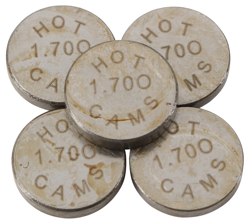 Hot Cams Shim Kits 1.700mm Thickness - 5 Pack Hot Cams Valves