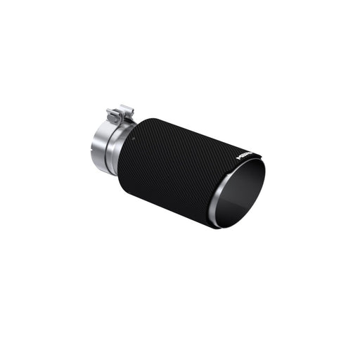 MBRP Universal Carbon Fiber Tip 6in OD/4in Inlet/12in L - Angle Cut Tip MBRP Tips