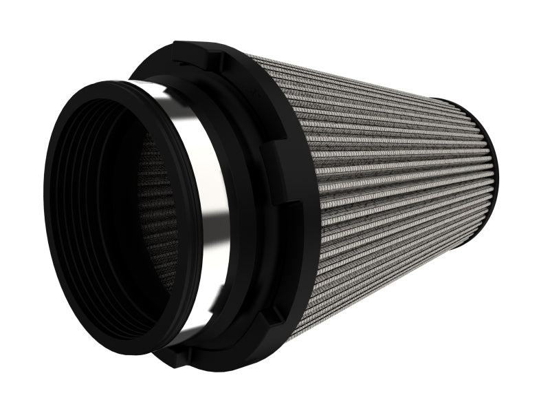 aFe MagnumFLOW Pro DRY S Universal Air Filter 4in F x 6in B x 4in T (Inv) x 8in H aFe Air Filters - Universal Fit