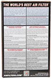 K&N Universal Clamp-On Air Filter - 2 1/4in 10 DEG FLG 3 1/2in OD 6in H K&N Engineering Air Filters - Drop In