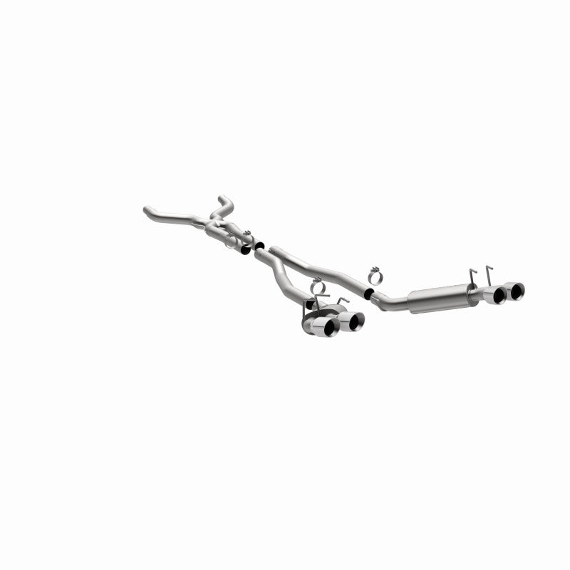 MagnaFlow 13 Chevy Camaro V8 6.2L S/C Quad Split Rear Exit Cat Back Perf Exhaust Magnaflow Catback