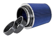 Spectre Adjustable Conical Air Filter 5-1/2in. Tall (Fits 3in. / 3-1/2in. / 4in. Tubes) - Blue Spectre Air Filters - Universal Fit