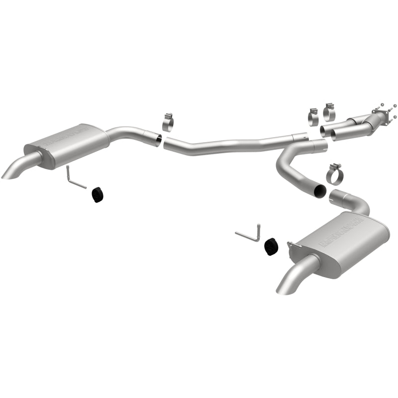 MagnaFlow 75-79 Chevy Corvette V8 5.7L Dual Split Rear Exit Stainless Cat-Back Perf Exhaust Magnaflow Catback