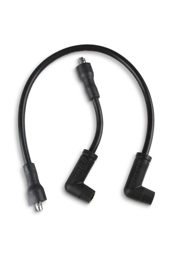 Custom Race Wire - Select Sportster, Softail and Dyna Models - 8.8mm - Stainless Steel Core - Black 172072K ACCEL Autoparts