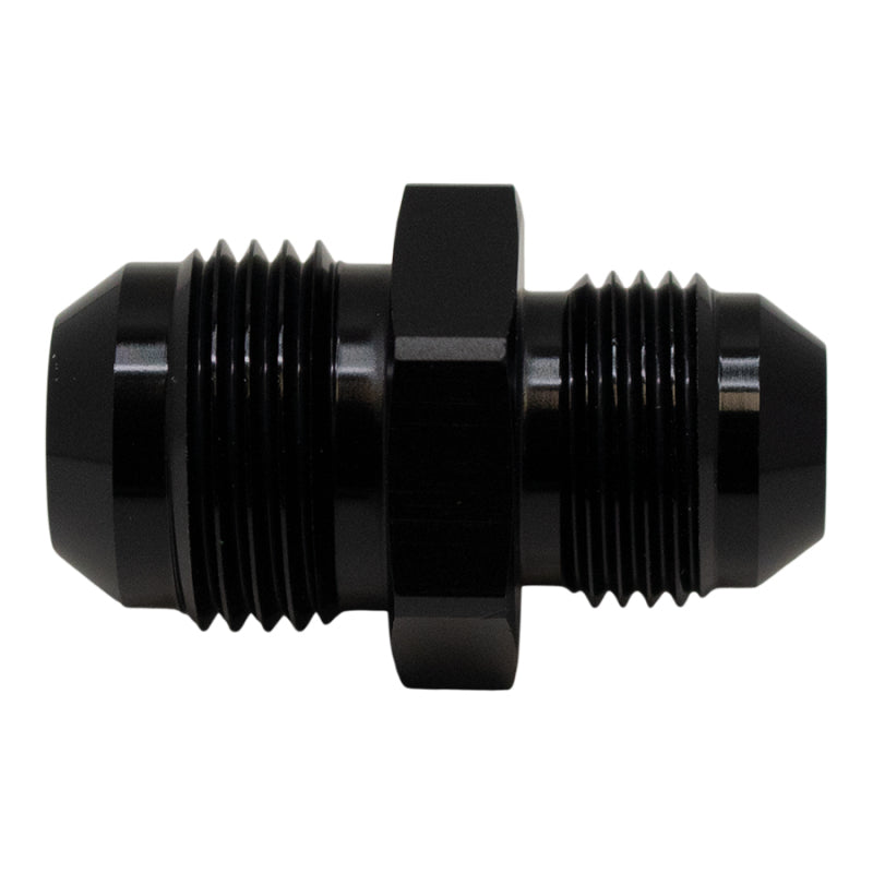 DeatschWerks 10AN Male Flare to 8AN Male Flare Reducer Straight - Anodized Matte Black DeatschWerks Fittings