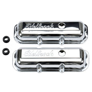 Edelbrock Valve Cover Signature Series Chevrolet 1982-1993 2 8L 60 V6 Chrome Edelbrock Valve Covers