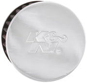 K&N 1.75in Flange ID x 3in OD x 2.5in H Chrome Finish Rubber Base Crankcase Vent Filter K&N Engineering Air Filters - Universal Fit