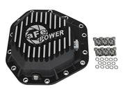aFe Power Pro Ser Rear Diff Cover Black w/Mach Fins 2017 Ford Diesel Trucks V8-6.7L(td) Dana M275-14 aFe Diff Covers