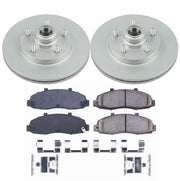 Power Stop 97-00 Ford F-150 Front Z17 Evolution Geomet Coated Brake Kit PowerStop Brake Kits - Performance Blank