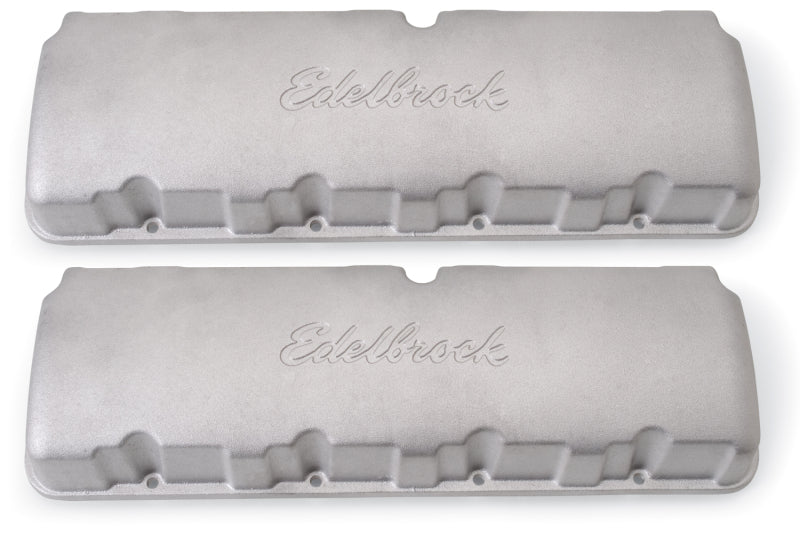 Edelbrock Valve Cover Chevy for Big Victor Head Edelbrock Valve Covers
