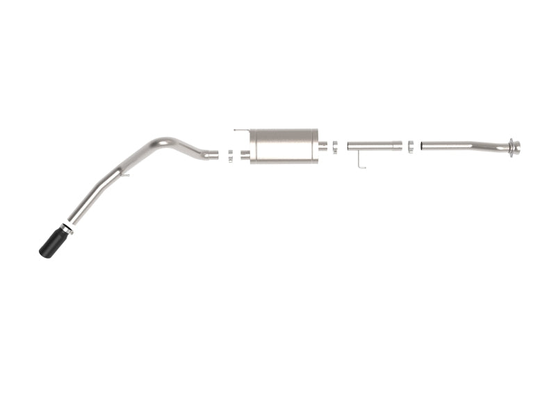 aFe Apollo GT 3in 409 SS Cat-Back Exhaust 2021 Ford F-150 V6 2.7L/3.5L (tt)/V8 5.0L w/ Black Tips aFe Catback
