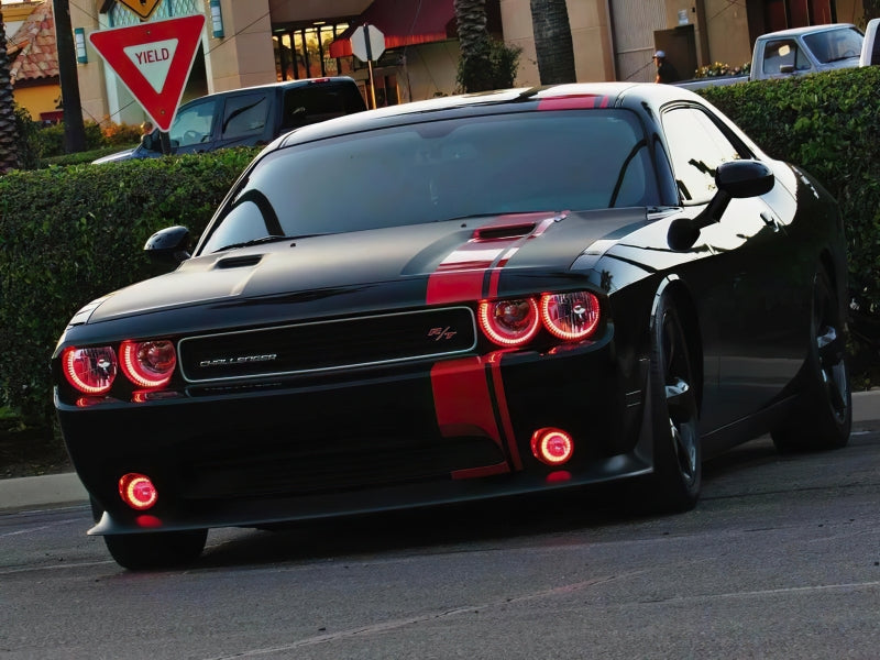 Oracle 0814 Dodge Challenger Dynamic Surface Mount Headlight/Fog Light Halo Kit COMBO ORACLE Lighting Fog Lights