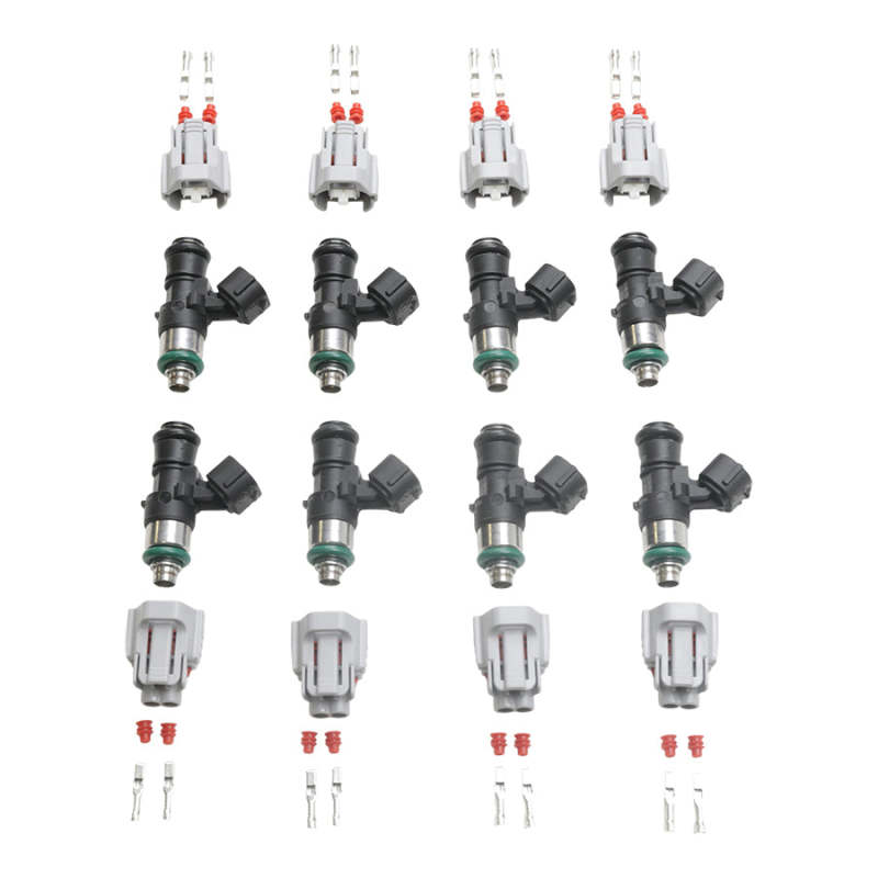 DeatschWerks Set of 8 2200cc/min For The Fitech Go EFI 8/Holley Super Sniper 1250/ Sniper Xflow 1375 DeatschWerks Fuel Injector Sets - 8Cyl
