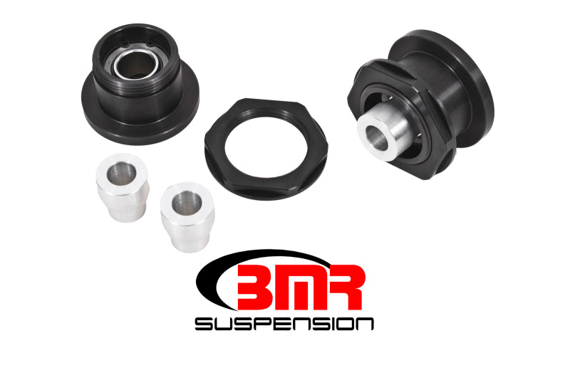BMR 79-04 SN95 Mustang 8.8in Differential Bearing Kit (Spherical Bearings) - Black Anodized BMR Suspension Differential Bushings