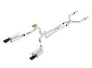 Borla 13-14 Mustang GT/Boss 302 5.0L V8 RWD Single Split Rear Exit ATAK Black Chrome CB Exhaust Borla Catback