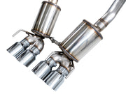 AWE Tuning C6 Chevrolet Corvette Z06/ZR1 Touring Edition Axle-Back Exhaust w/ Chrome Silver Tips AWE Tuning Axle Back
