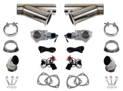 Granatelli 2.25in Stainless Steel Electronic Dual Exhaust Cutout Granatelli Motor Sports Exhaust Cutouts