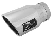 aFe Diesel Exhaust Tip Bolt On Black 5in Inlet x 7in Outlet x 12in - Right aFe Catback