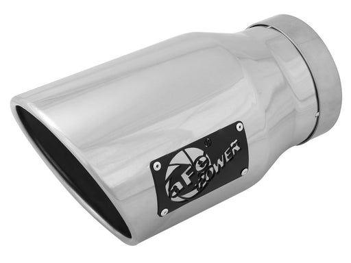 aFe Diesel Exhaust Tip Bolt On Black 5in Inlet x 7in Outlet x 12in - Right aFe Catback