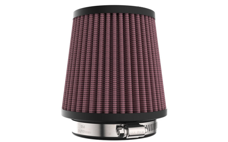 K&N Universal Clamp-On Air Filter 3in FLG /4 1/2in B / 3 1/2in T / 4 3/8in H K&N Engineering Air Filters - Universal Fit