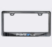 NRG Carbon License Plate Frame/ Fiber Poly Dip Finish Wet w/ NRG Logo NRG Carbon Accessories