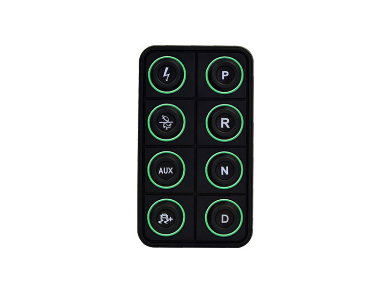AEM EV 8 Button Keypad CAN Based Programmable Backlighting AEM Programmer Accessories