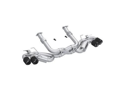 MBRP 20-24 Chevrolet Corvette C8 3in Active Cat Back Quad Split Rear Exit Exhaust w/ AFM Sims MBRP Catback