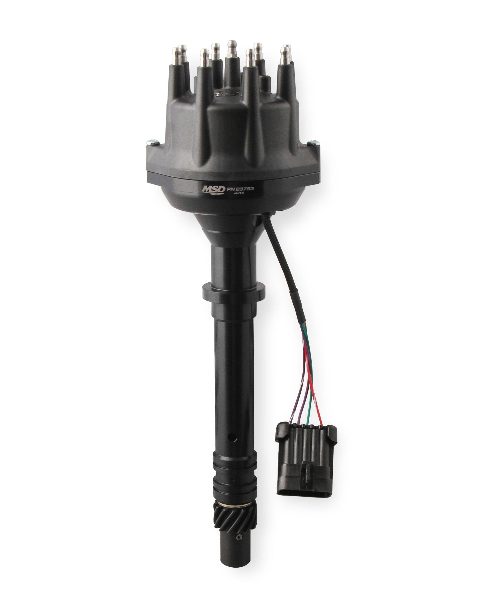Black Chevy Small / Big Block Dual Sync Distributor