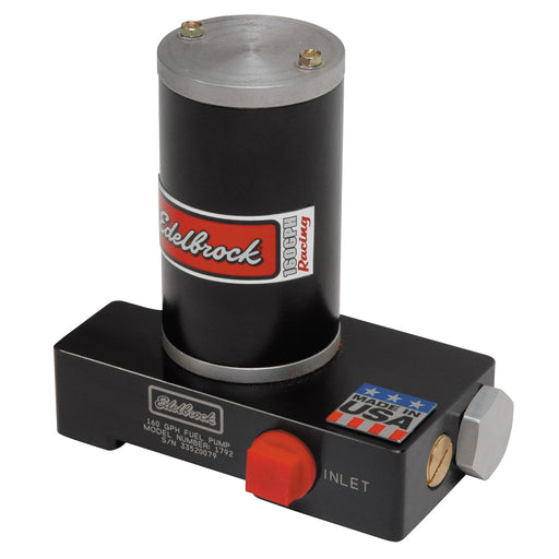 Black Electric Fuel Pump - 160 GPH EDELBROCK Autoparts